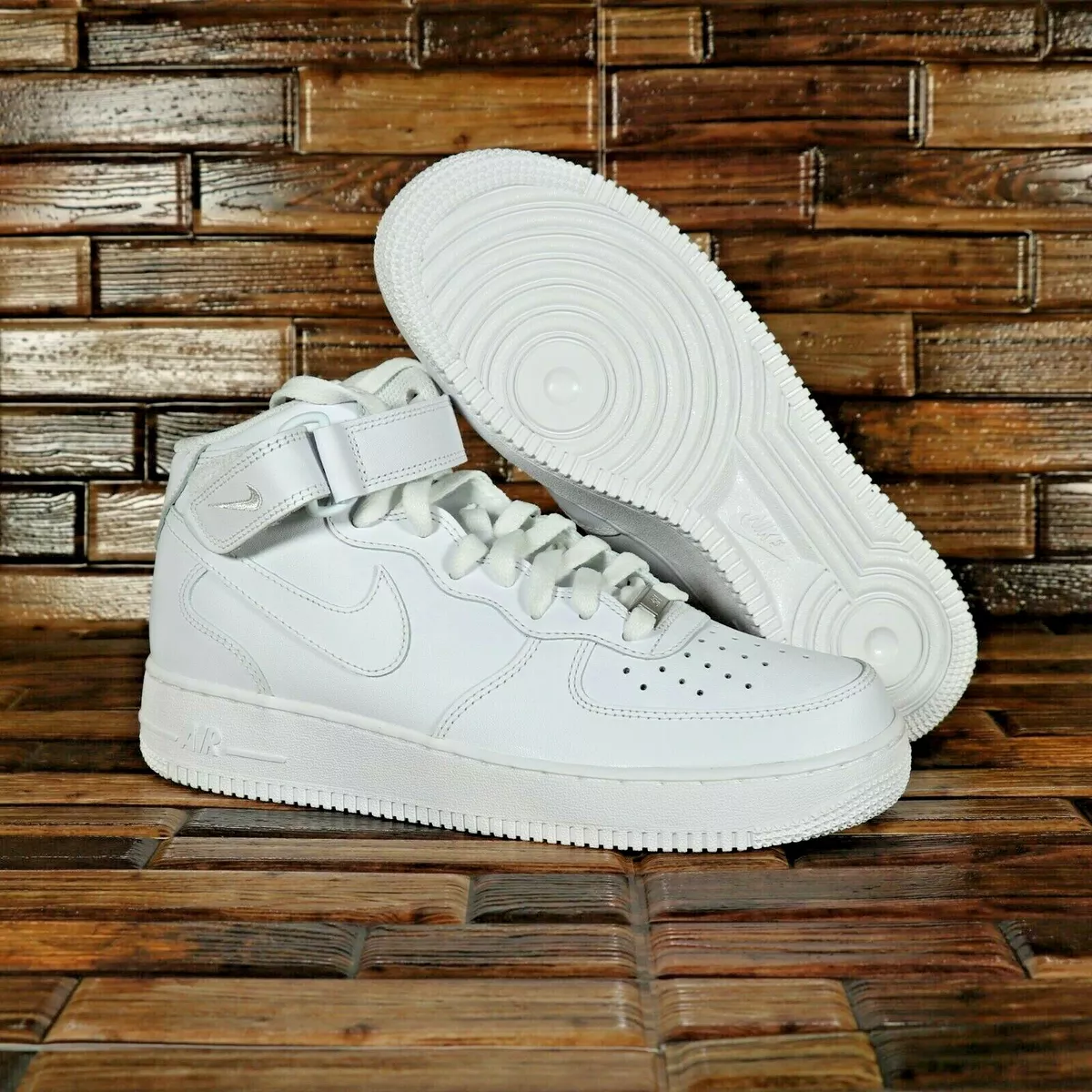 Air Force 1 07 Mid White Women Shoes Sneakers DD9625-100 Size | eBay