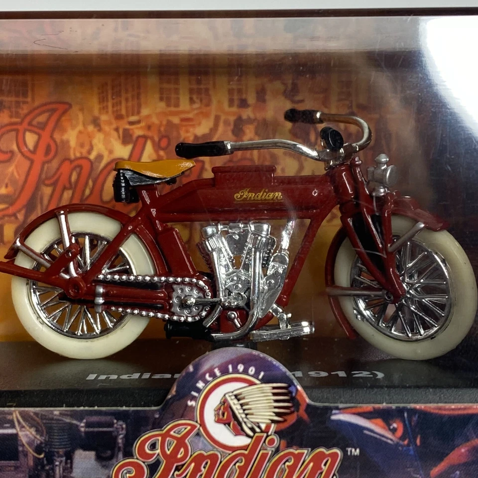 New Ray Indian V-2 (1912) Diecast Motorcycle Model Toy In Box Motorbike 1:32 - Image 2 of 4