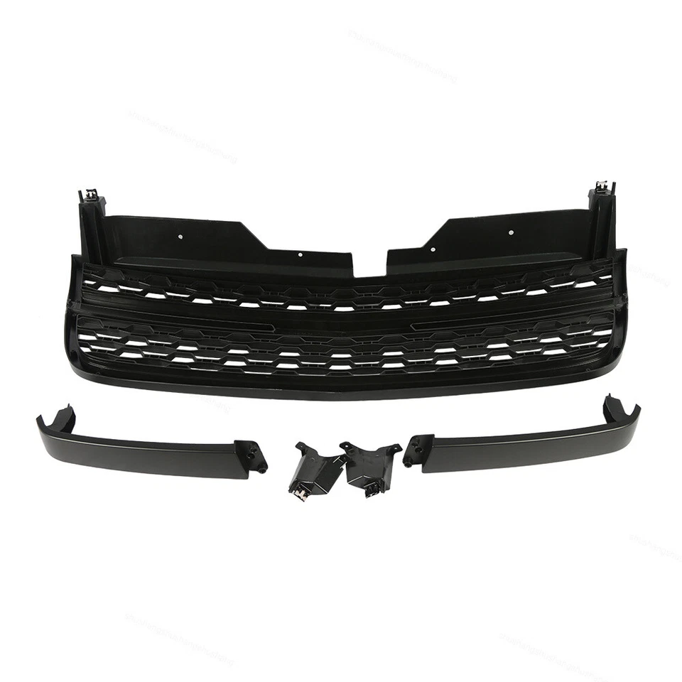 For 05-07 Chevy Silverado 1500 2500HD 3500 Front Upper Grille Replacement Black Foto 3 de 4