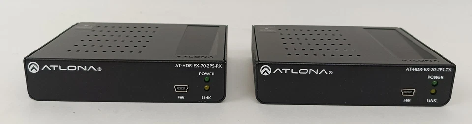 Atlona AT-HDR-EX-70-2PS 视频/音频扩展器 - 黑色 U — 第 3/4 张图片