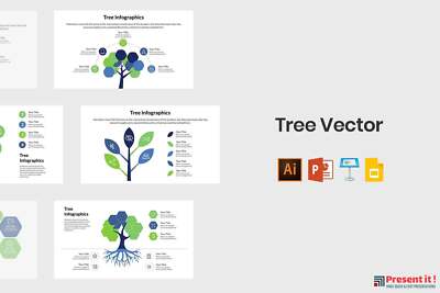 Tree Vector Infographics Template