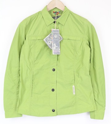 Tucano Urbano Demetra Damen Jacke IT40 Grün Baumwollmischung Einreihige