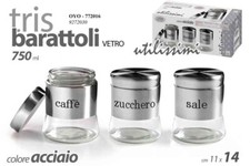 Gicos Tris Barattoli in Vetro ml 750 772016
