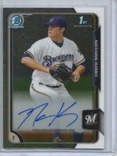 Nathan Kirby 2015 Bowman Chrome Autograph Rookie