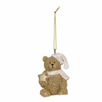 Clayre Eef Weihnachten Deko Weihnachtsschmuck HäNger WinterbäR 5X4X4 Cm