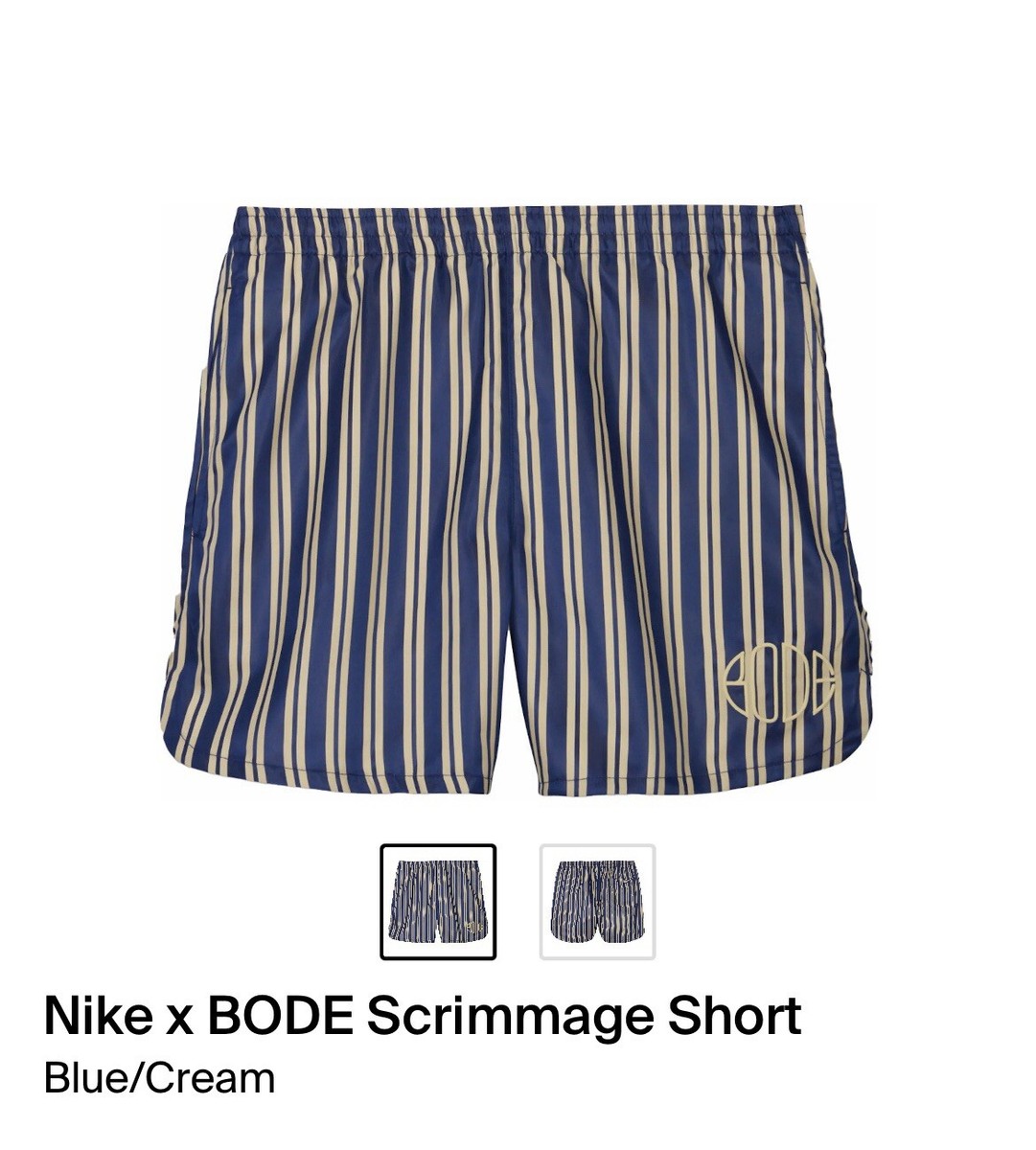 Nike x BODE Rec. Scrimmage Shorts. Blue/Cream Sz. Medium | eBay Nike x BODE Rec. Scrimmage Shorts. Blue/Cream Sz. Medium | eBay
