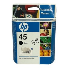 HP 51645A 45 Ink Printer Cartridge - Black Exp 8/2009