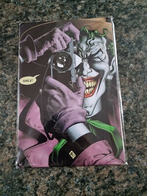 DC HEROES  VILLAINS HACHETTE PARTWORKS Subscriber Gift Killing Joke Metal Plate