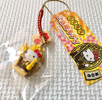 Hello Kitty Omamori nara Hase Temple limited Kannon Bodhisattva Netsuke Japanese