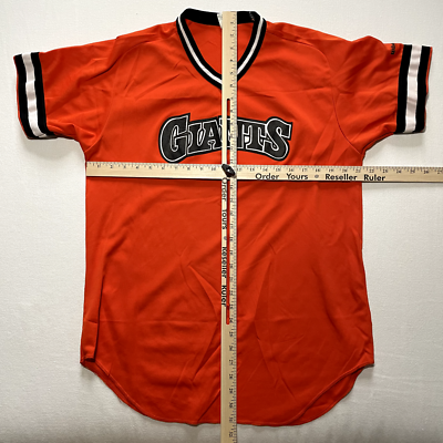 Vintage San Francisco Giants Jersey XL Orange #28 SF MLB Wilson
