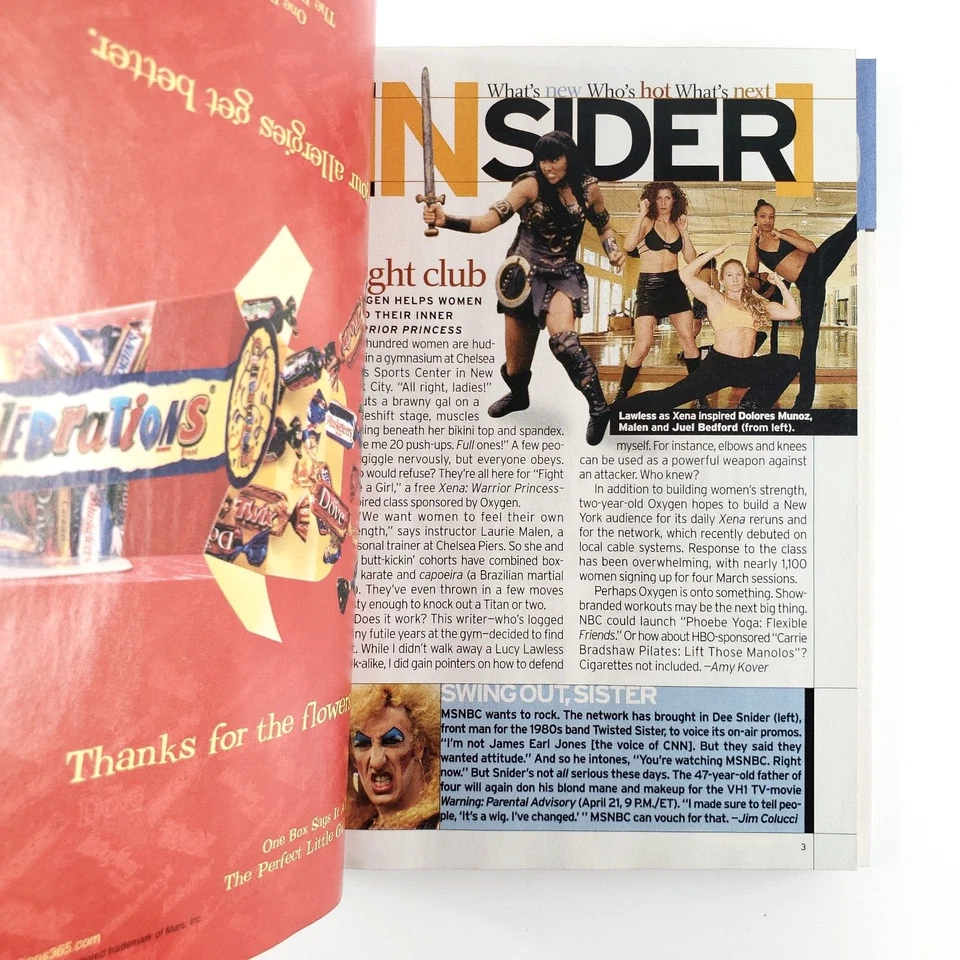 Leonard Nimoy Spock TV Guide 2002 April 20-26 Star Trek Original Series Mag A348 - Image 3 of 4