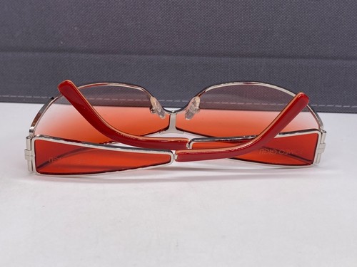 Romeo Gigli Sonnenbrillen Herren Damen silber rot U2 RG 181 Seitengläser - Picture 14 of 14