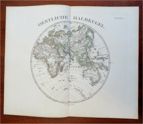 Eastern Hemisphere Africa Europe Asia Australia 1873 Stulpnagel detailed map - Picture 4 of 4