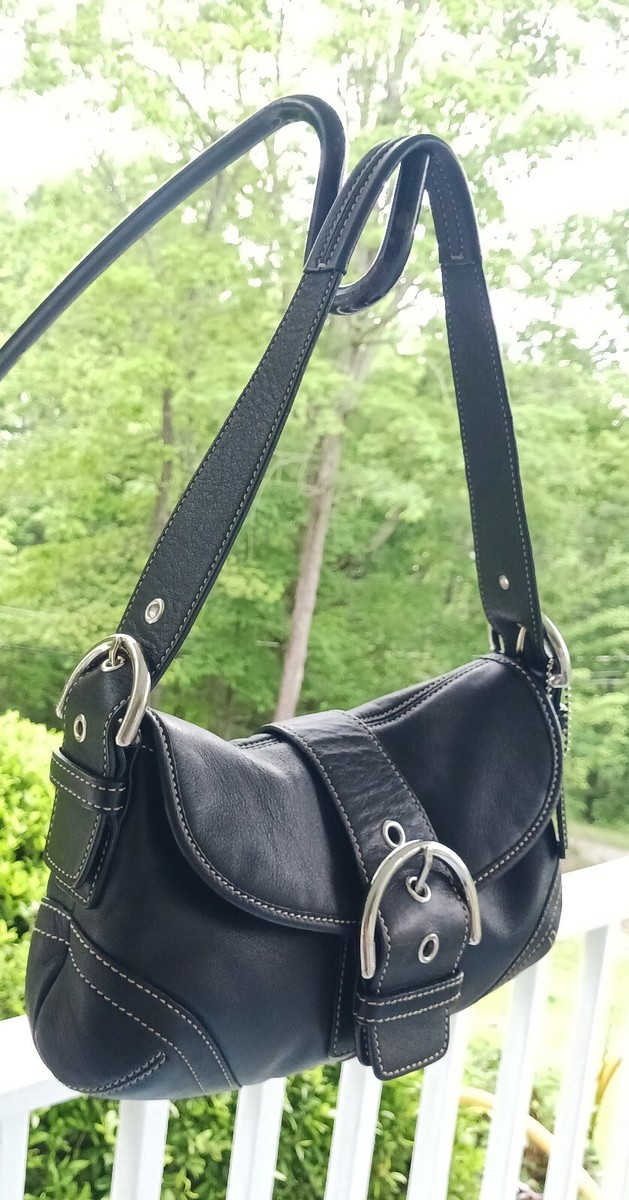 Coach HO50-9247 SMALL Vintage Black Soho Y2K Leather