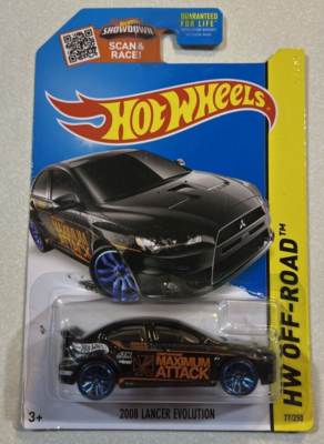 2015 Hot Wheels 2008 Mitsubishi Lancer Evolution Off Road #77 | eBay