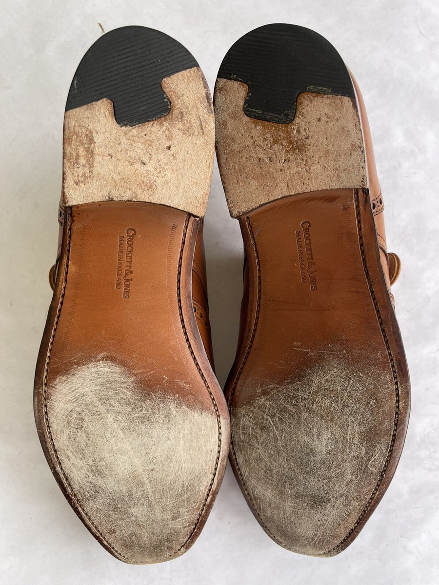 Crockett Jones Chalfont, US 10 D Brown Leather Monk Strap Crockett Jones Chalfont, US 10 D Brown Leather Monk Strap