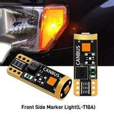 T10 LED Front Sidemarker Light Fit for Ford F-150 F-250 F-350 Amber 2825 194 168