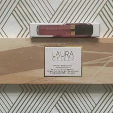 Laura Geller Laura's Essentials 12 Eyeshadows & Water Lip Tint Lot of 2 NIB 