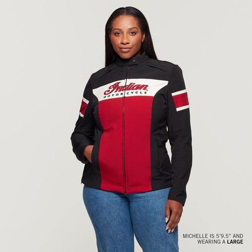 Indian Motorcycle Women's Madison Jacket, Red - Picture 5 of 9