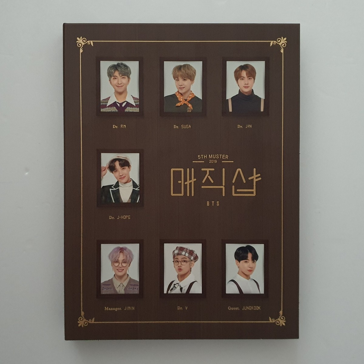 BTS JIN 5TH MUSTER フラッグ 3枚セット BTS 5th Muster Magic Shop Seoul Official Guestbook Card - Jin
