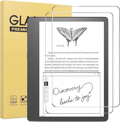 2 Pack Tempered Glass Screen Protector For Amazon fire 7'' / HD 8''/ HD 10'' Tablet