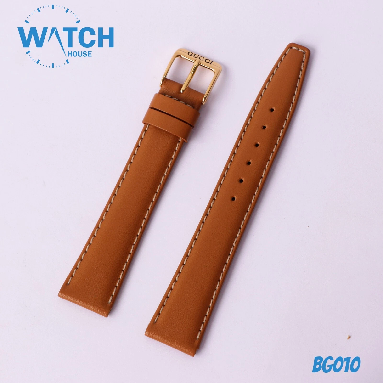 GUCCI Real Lizard Leather Band Havan17mm with Gucci buckle 14mm #BG010#