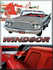 1960 Chrysler Windsor Convertible Toolbox - Refrigerator Magnet 42 Mil