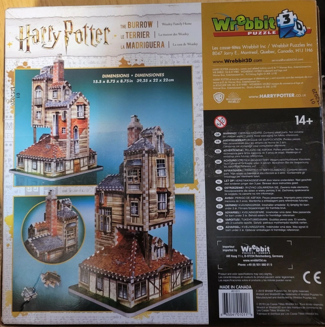 Produktion Tauschen Versammeln wrebbit 3d puzzle harry potter the