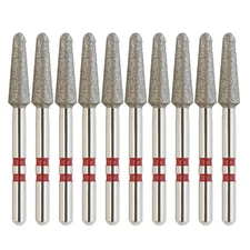 Zirconia Dental Diamond Burs Round End Taper FG Z856/025F Fine Grit High Speed
