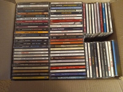 Vintage Various Music and Artists Compact Dics Audio CD Albums Soundtrack Box D