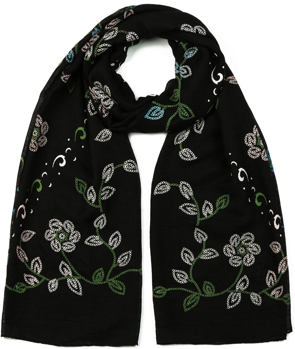 Écharpe Maxi Imprimé Floral En Viscose - Longue, Enveloppante, Neuf Sans étiquettes, Origine Chine