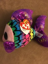 Ty Beanie Boos Flippy The Fish Cute New With Mint Tags Super Cute !