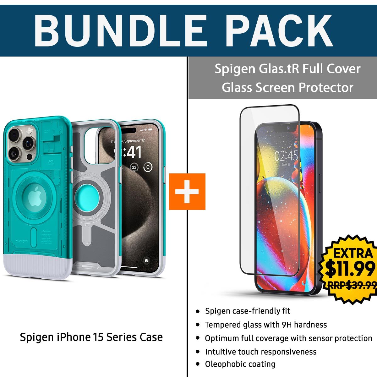 Spigen Amazon Iphone 12 Screen Protector Back Cover Iphone 12 Pro