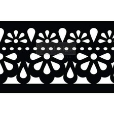 Classic Lace Stick Style Stencils Redesign with Prima Patterned Roll