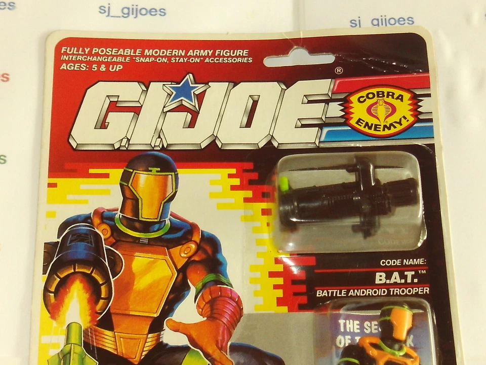 BAT 1991  B.A.T. GI JOE ACTION FORCE COBRA  MOC SEALED CARDED - Image 2 of 4