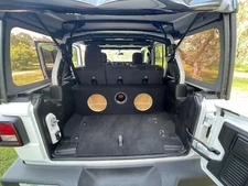 ZEnclosures 2018-2023 Jeep Unlimited 4 Door PORTED 2-12" Subwoofer Box Sub Box