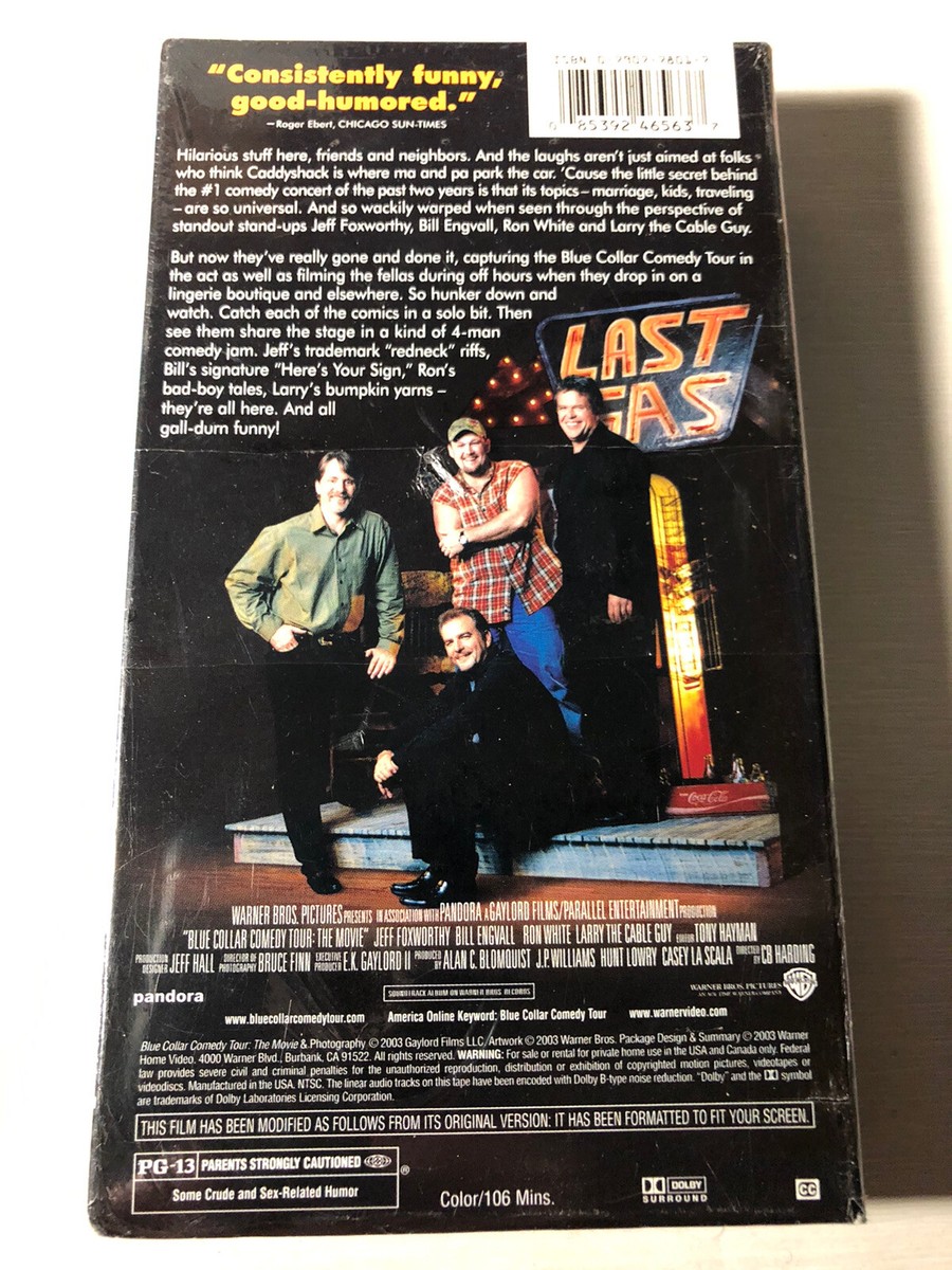 Blue Collar Comedy Tour - The Movie (2003) VHS NEW Sealed