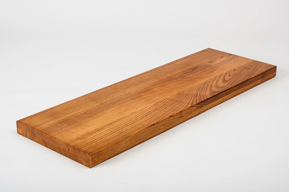 Treppenstufen Holzstufen Regalbrett Konsole Esche Select Natur 4cm Kirsche geölt - Bild 3 von 4