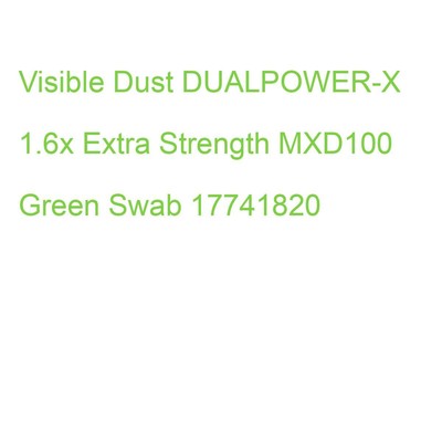 Visible Dust DUALPOWER-X 1.6x Extra Strength MXD100 Green Swab 17741820