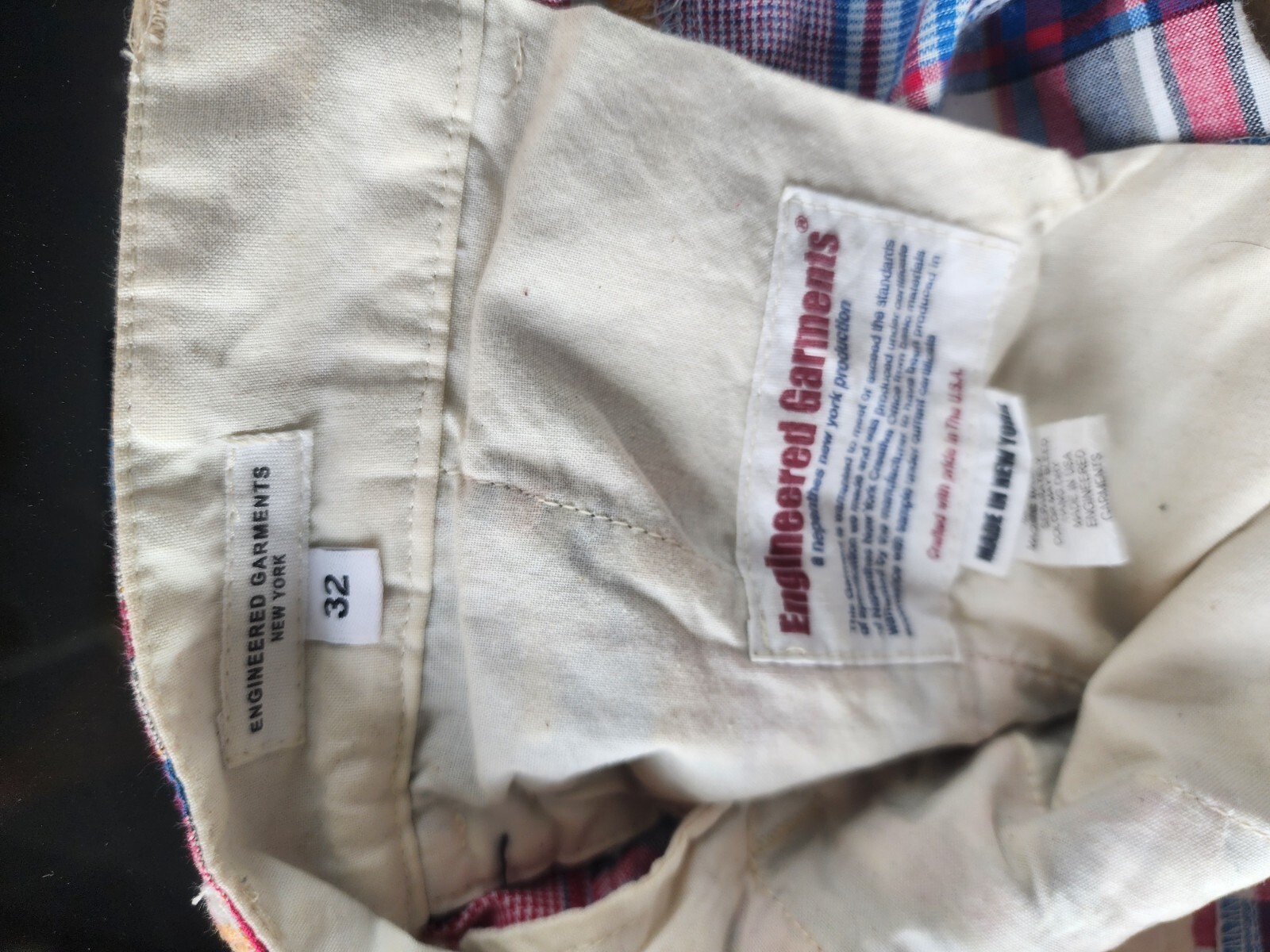 Engineering Garments short multicolor men size 32… - image 5