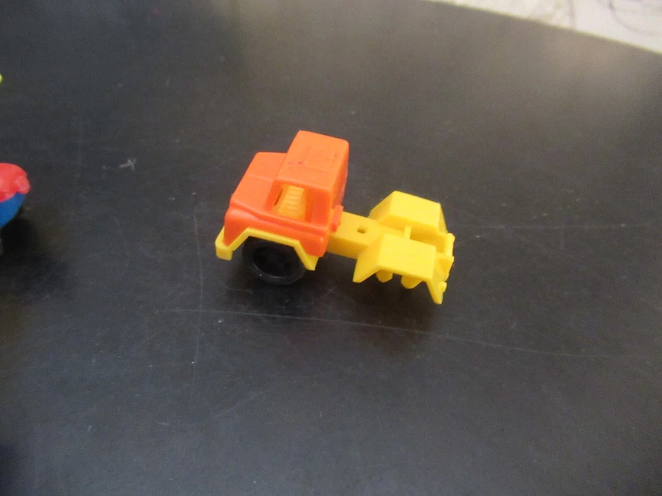 Lot of 11 Bruder HENSCHEL Made in West Germany 1980's Mini Plastic 2" TOYS - Image 3 of 4