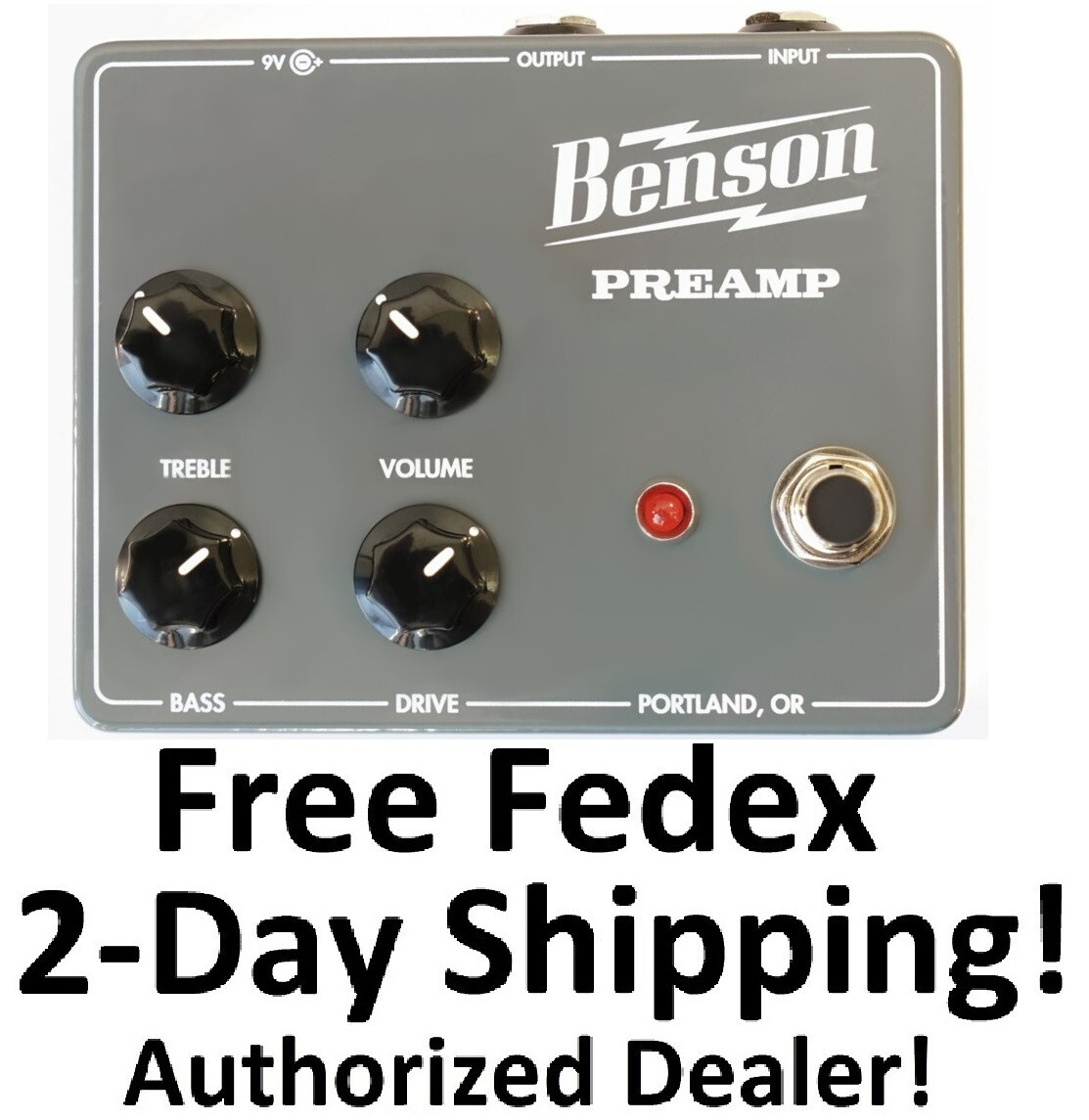 New Benson Preamp Guitar Effects Pedal