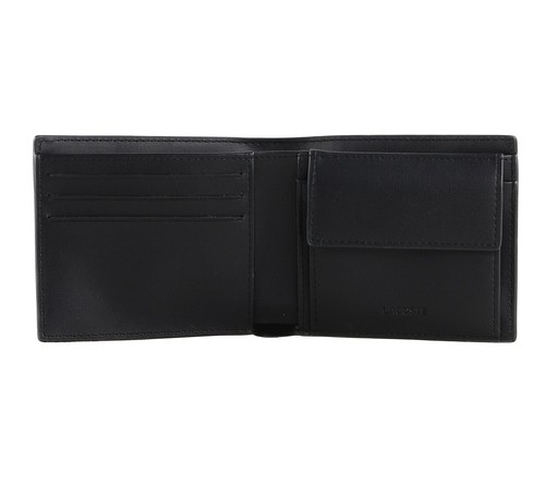 LACOSTE monedero Monogramm Billfold Coin M Noir - Imagen 2 de 4