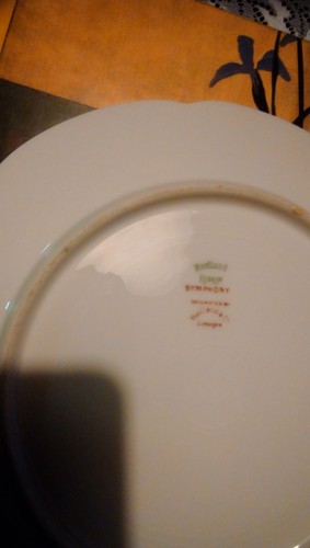 Vintage Teller Symphony Haviland France, Haviland &Co. Limoges - Bild 5 von 5