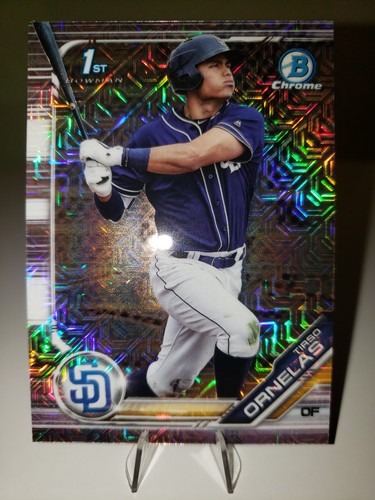 2018 TIRSO ORNELAS 1st Bowman Chrome MOJO REFRACTOR Rookie RC #BCP-7 Padres MLB