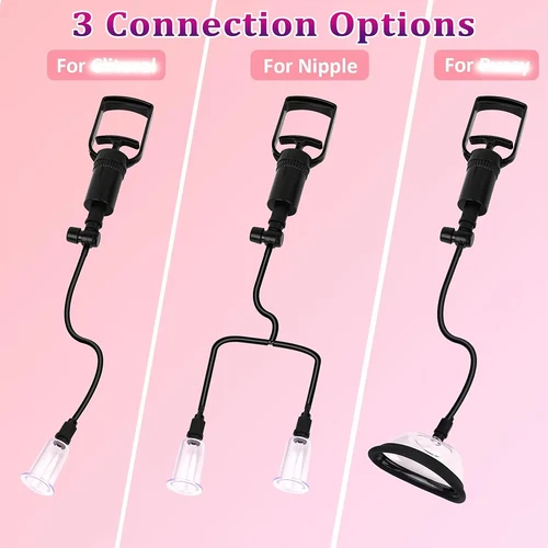 Pussy Pump Nipple Pump Vacuum Vaginal Pump Nipple Suction Cup Sexy Toy Women UK - Picture 19 of 24
