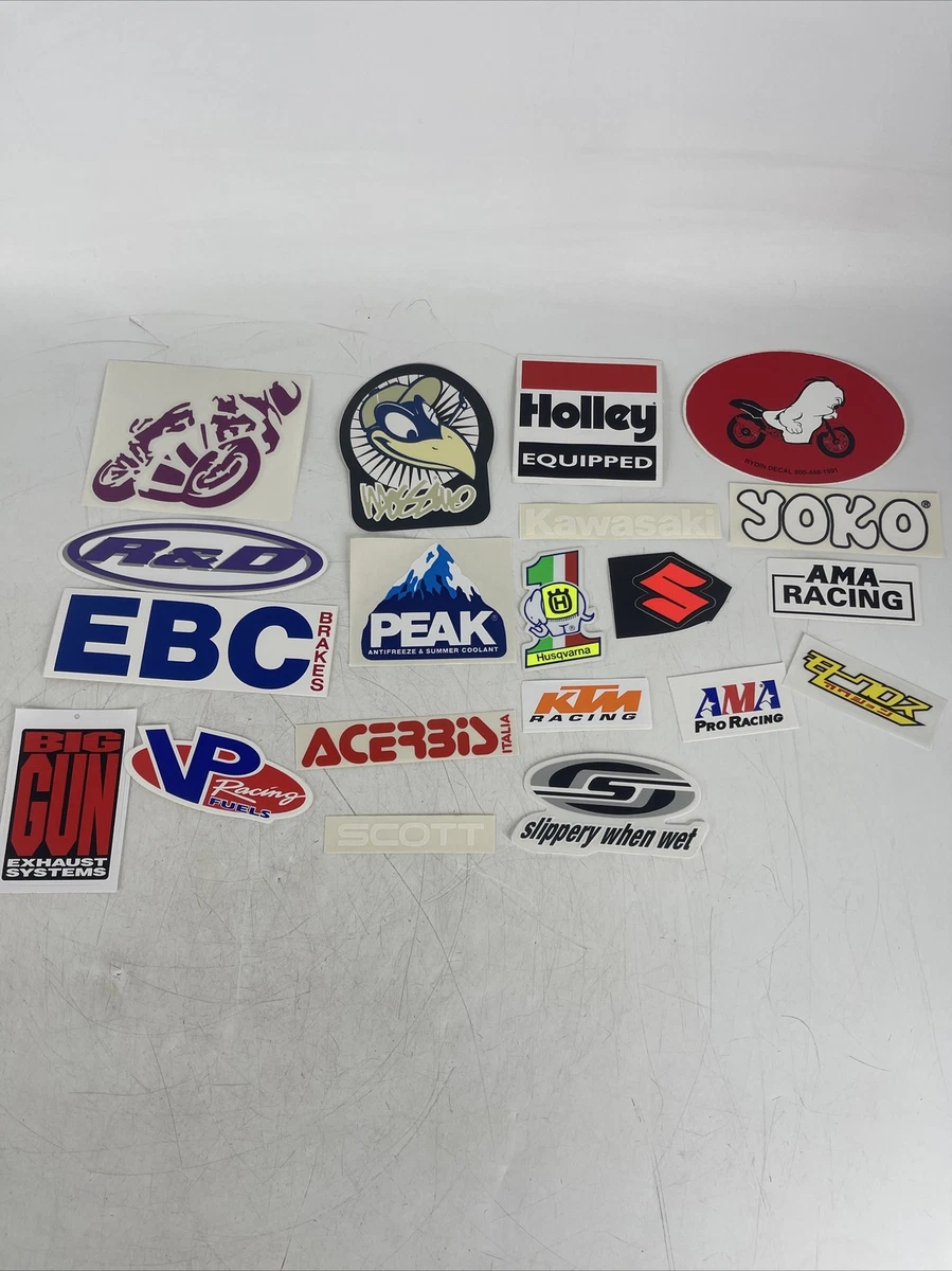 Vintage racing stickers deals