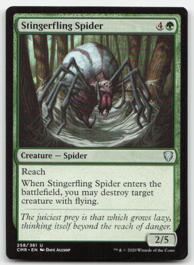 Stingerfling Spider 258 CMR Commander Legends Magic MTG NM