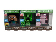 Minecraft Light up 3 Pack Series 1 Paladone Nightlight