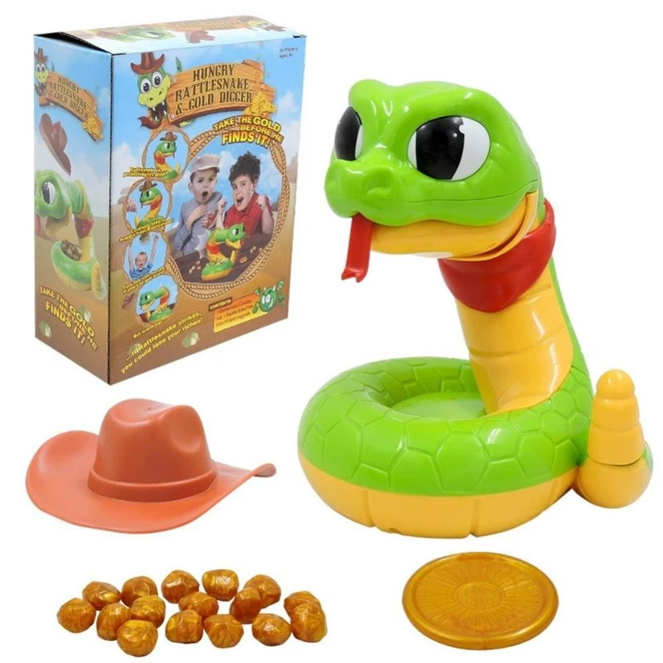 Electric Rattlesnake Toys Pop-up Party Gold Digger Board Game Rattle Jake Snake - image 2 of 4